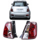 Osvetlenie Zadné svetlá červeno-číre (pár) pre Fiat 500 od 07 | race-shop.sk