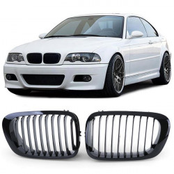 RACES maska chladiča (Sport Performance) pre BMW 3 Series E46 Coupe Convertible 99-03, lesklá