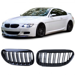 Maska chladiča (dvojitá) čierna lesklá pre BMW 6 series E63 E64