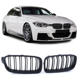 Mriežky chladiča (dvojité) performance matné pre BMW 3 Series F30 F31 11-19