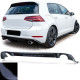 Body kit a vizuálne doplnky Zadný difúzor šport pre jednu koncovku na oboch stranách čierny lesklý pre VW Golf 7 GTI 17-21 | race-shop.sk