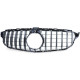 Body kit a vizuálne doplnky RACES maska chladiča (Sport) pre Mercedes C Class W205 S205 14-18, lesklý čierny chróm | race-shop.sk