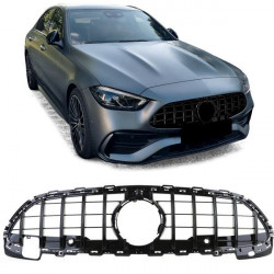 Čierna lesklá mriežka chladiča sport pre Mercedes C Class W206 S206 od 21