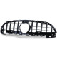 Body kit a vizuálne doplnky Čierna lesklá mriežka chladiča sport pre Mercedes C Class W206 S206 od 21 | race-shop.sk