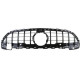 Body kit a vizuálne doplnky Čierna lesklá mriežka chladiča sport pre Mercedes C Class W206 S206 od 21 | race-shop.sk