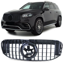 Čierna lesklá mriežka chladiča sport pre Mercedes GLS X167 od 19