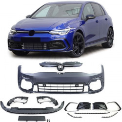 Športový Predný nárazník + maska s LED pásom pre VW Golf 8 taktiež R Line od 19
