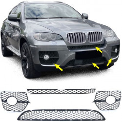 Set mriežok nárazníka pre BMW X6 E71 06-14