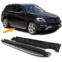 RACES bočné nášľapy pre Mercedes ML W166 od 11, hliník