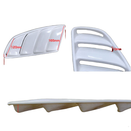 Body kit a vizuálne doplnky ORIGIN LABO univerzálne výduchy kapoty (SS) | race-shop.sk
