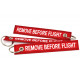 Kľúčenky Jet tag kľúčenka "Remove before flight" | race-shop.sk