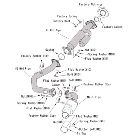 Výfukové systémy HKS HKS Hi-Power Single Catback pre Subaru BRZ | race-shop.sk