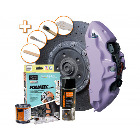 Farby na brzdové strmene Foliatec farba na brzdy - sada, soft violet | race-shop.sk