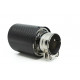 S jedným výstupom Koncovka výfuku RACES CARBON 89mm, vstup 63.5mm - Lesklá | race-shop.sk