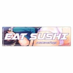 Nálepka race-shop Eat Sushi