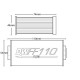 Externé Univerzálny palivový filter Deatschwerks (AN10), 100-micron | race-shop.sk