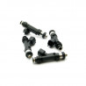 Set of 4 Deatschwerks 800 cc/min injectors for Nissan KA24E