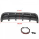 Body kit a vizuálne doplnky RACES Univerzálny zadný difúzor - Carbon | race-shop.sk