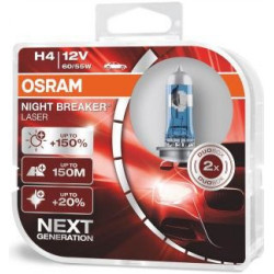 Osram halogénové žiarovky NIGHT BREAKER LASER H4 (2ks)