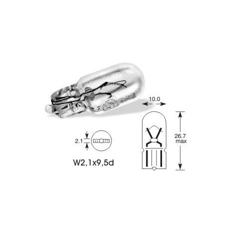 Žiarovky a xenónové výbojky ELTA VISION PRO 12V 5W žiarovka W2.1×9.5d WY5W (1ks) | race-shop.sk