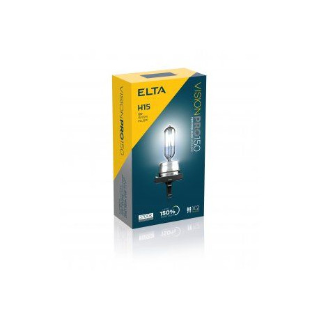 Žiarovky a xenónové výbojky ELTA VISION PRO 150 12V 15/55W halogénové žiarovky PGJ23t-1 H15 (2ks) | race-shop.sk