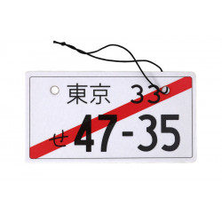 Závesná vôňa do auta RACES JDM Plate