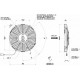 Ventilátory 12V Univerzálny elektrický ventilátor SPAL 255m - sací, 12V | race-shop.sk