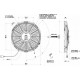 Ventilátory 12V Univerzálny elektrický ventilátor SPAL 280m - sací, 12V | race-shop.sk