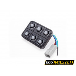 Ecumaster 6-tlačidlová klávesnica CAN