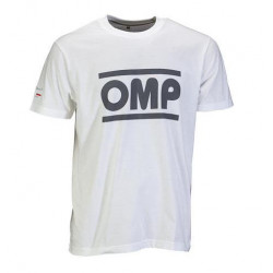 Tričko OMP racing spirit biele