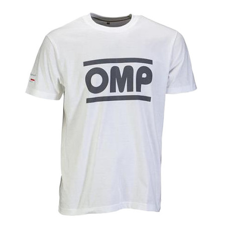 Tričká Tričko OMP Racing Spirit, biela | race-shop.sk
