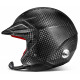 Otvorené prilby Helmet Sparco RJ-I SUPERCARBON s FIA 8860-2018, HANS čierna/červená | race-shop.sk