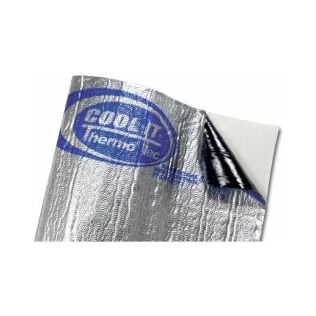 Tlmiaci materiál Thermotec zvuková a tepelná izolácia, 1524 x 914 mm (strieborná) | race-shop.sk