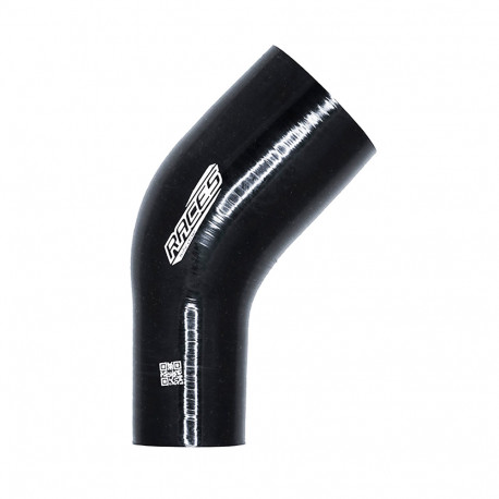 Kolená 45° redukčné Silikónová hadica - redukčné koleno RACES Silicone 45° - 76mm (3") na 83mm (3,27") | race-shop.sk