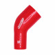 Kolená 45° redukčné Silikónová hadica - redukčné koleno RACES Silicone 45° - 76mm (3") na 89mm (3,5") | race-shop.sk