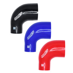 Silikónová hadica - redukčné koleno RACES Silicone 90° - 51mm (2") na 63mm (2,5")