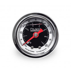 Manometer s glycerínom NUKE Performance 7 bar/ 100 psi