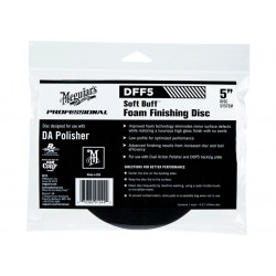 Meguiars Soft Buff Foam Finishing Disc 5" - finišovací a voskovací kotouč pre DA leštičku (měkký), 5palcový