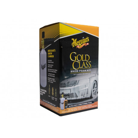 Zvýhodnené sady Meguiars Gold Class Snow Foam Kit - sada penivého prostriedku a autošampónu Meguiars Gold Class, 473 ml | race-shop.sk