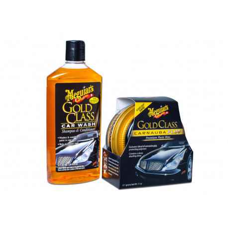 Zvýhodnené sady Meguiars Gold Class Wash & Wax Kit - základná sada autokosmetiky pre umývania a ochranu laku | race-shop.sk