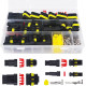 Káble, očká, konektory RACES 352pcs kit vodotesných konektorov (1-4PIN) | race-shop.sk