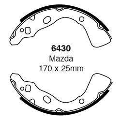 Zadné brzdové čeľuste EBC Replacement 6430
