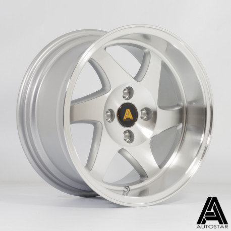 ALU disky Autostar Disk Autostar Blade 15X8 4X100 67,1 ET20, Silver | race-shop.sk