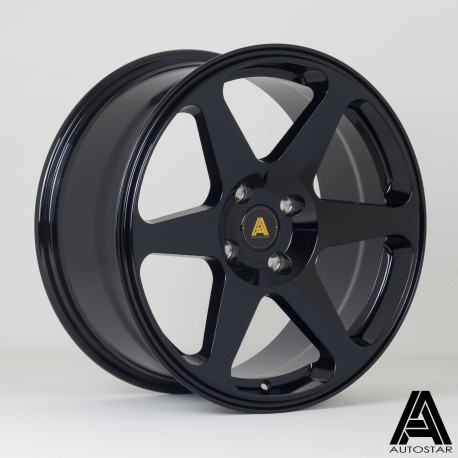 ALU disky Autostar Disk Autostar Chaser 17X8 4X108 67,1 ET35, Black | race-shop.sk