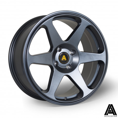ALU disky Autostar Disk Autostar Chaser 17X8 4X100 67,1 ET35, Gunmetal | race-shop.sk