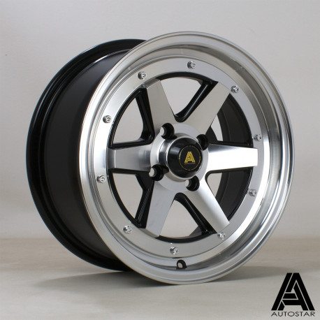 ALU disky Autostar Disk Autostar Magic 15X7 4X100 67,1 ET35, Black | race-shop.sk