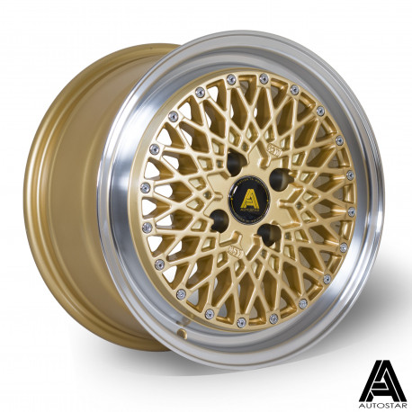 ALU disky Autostar Disk Autostar Minus 15X7.5 4X100 67,1 ET25, Gold | race-shop.sk