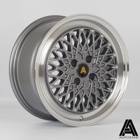 ALU disky Autostar Disk Autostar Minus 16X7.5 4X100 67,1 ET25, Gunmetal | race-shop.sk