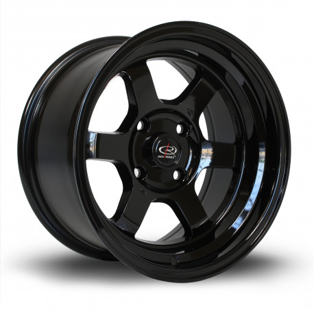 ALU disky Rota Disk Rota Grid-V 15X8 4X100 67,1 ET0, Black | race-shop.sk