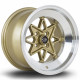 ALU disky Rota Disk Rota Hachi 15X9 4X114 73,0 ET0, Gold | race-shop.sk